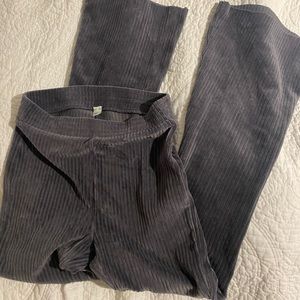 Aerie X-Small ribbed flair leggings